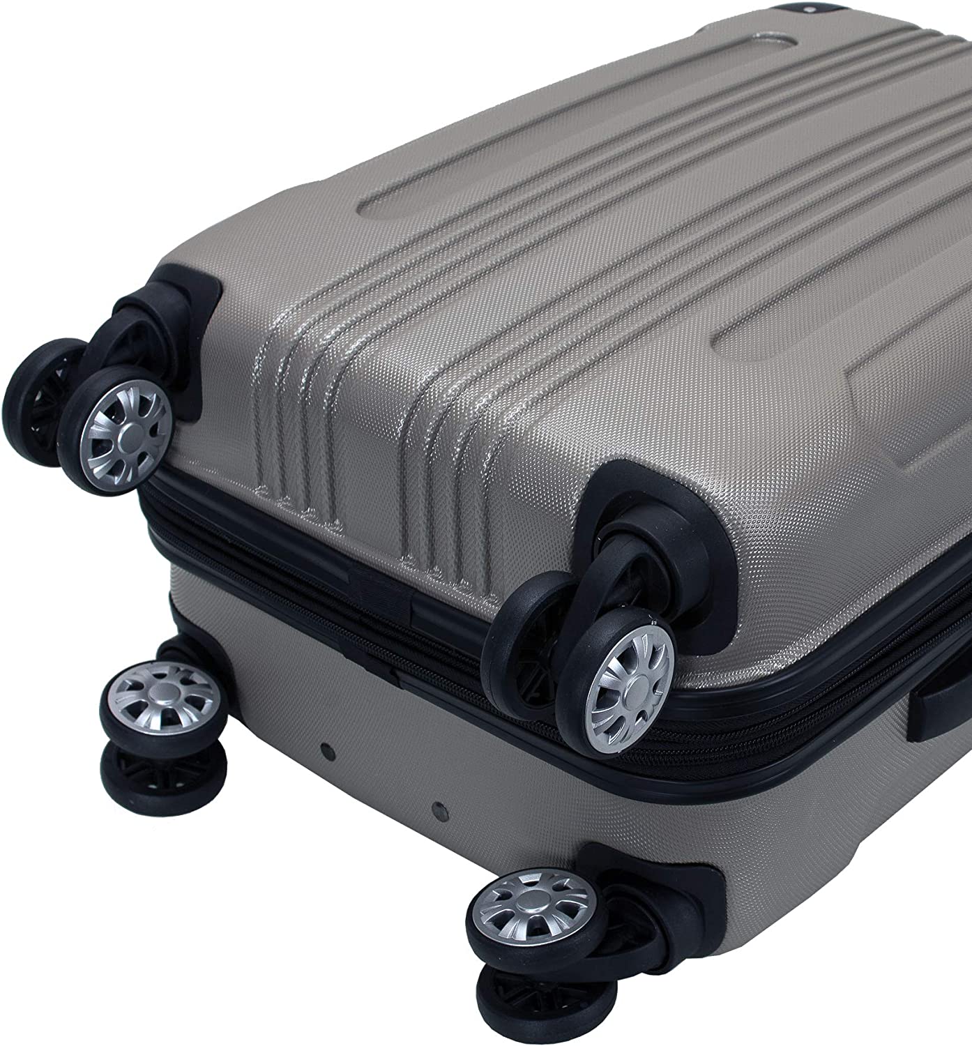Rockland London Hardside Spinner Wheel Luggage, Mint, Carry-On 20-Inch - Image 6